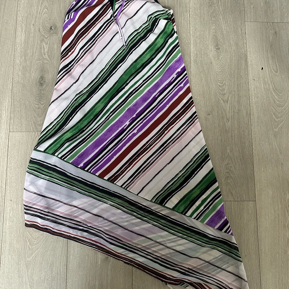 Bar III Multicolor Striped Maxi Skirt